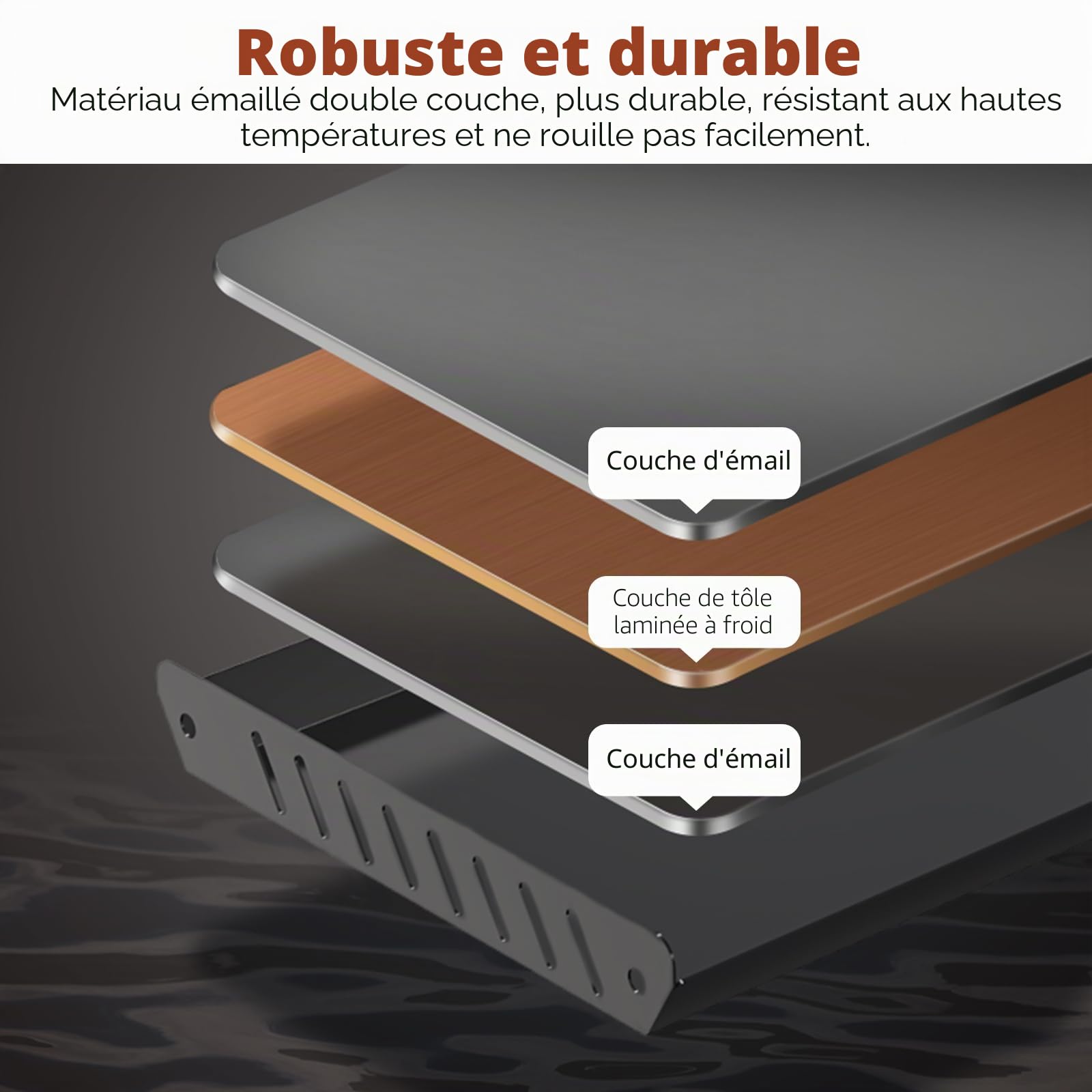 Naturehike Barbecue au Charbon de Bois Pliable 50,2 x 32,8 x 33,5 cm pour Ordinateur Portable - Barbecue de Camping Portable - Plateau de Table - Barbecue de Table pour l'extérieur - Noir