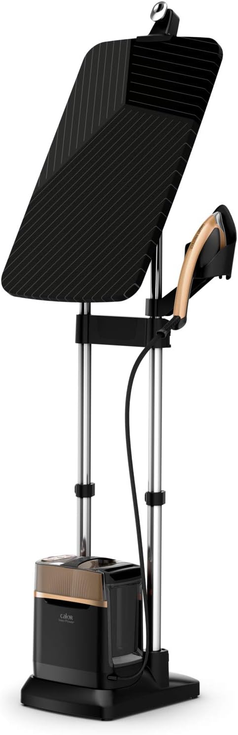 Tefal IXEO Power All-In-One Iron and Clothes Steamer Solution, Black and Copper, QT2020