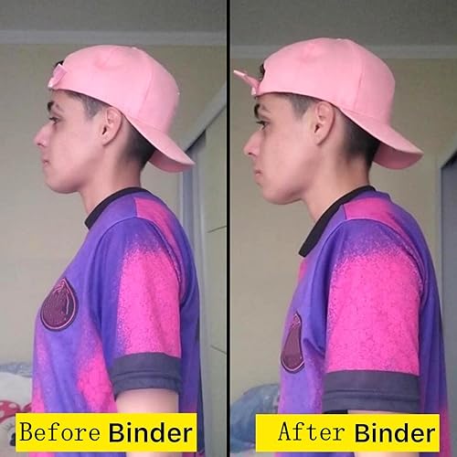 Miniatura 4 de Tomboy Trans Lesbiana sin tirantes Plus Size Chest Binder Top con banda elástica de 7.9 in