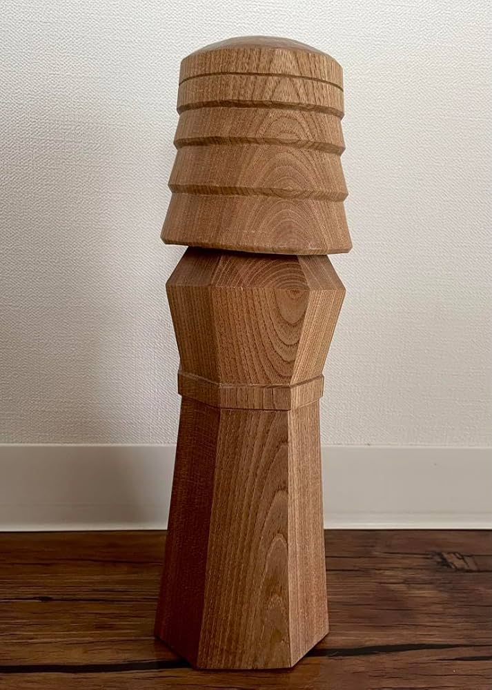 Amazon.co.jp: 網走刑務所 約28cm ニポポ人形 木彫り お土産