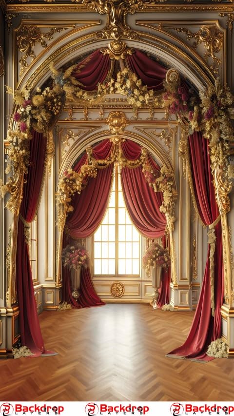 Luxury Red Backdrop for Photography – Wrinkle Free, Washable Fabric Background for Studio, Wedding, Party & Makeup Shoots (Luxury Red, 5 X 10 FT)-picture-13