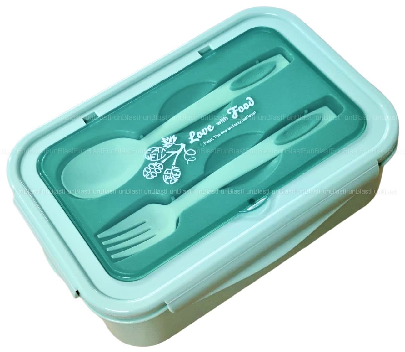 FunBlast Lunch Box, 3 Compartment Lunch Box for Kids, 1400 ML Lunch Box