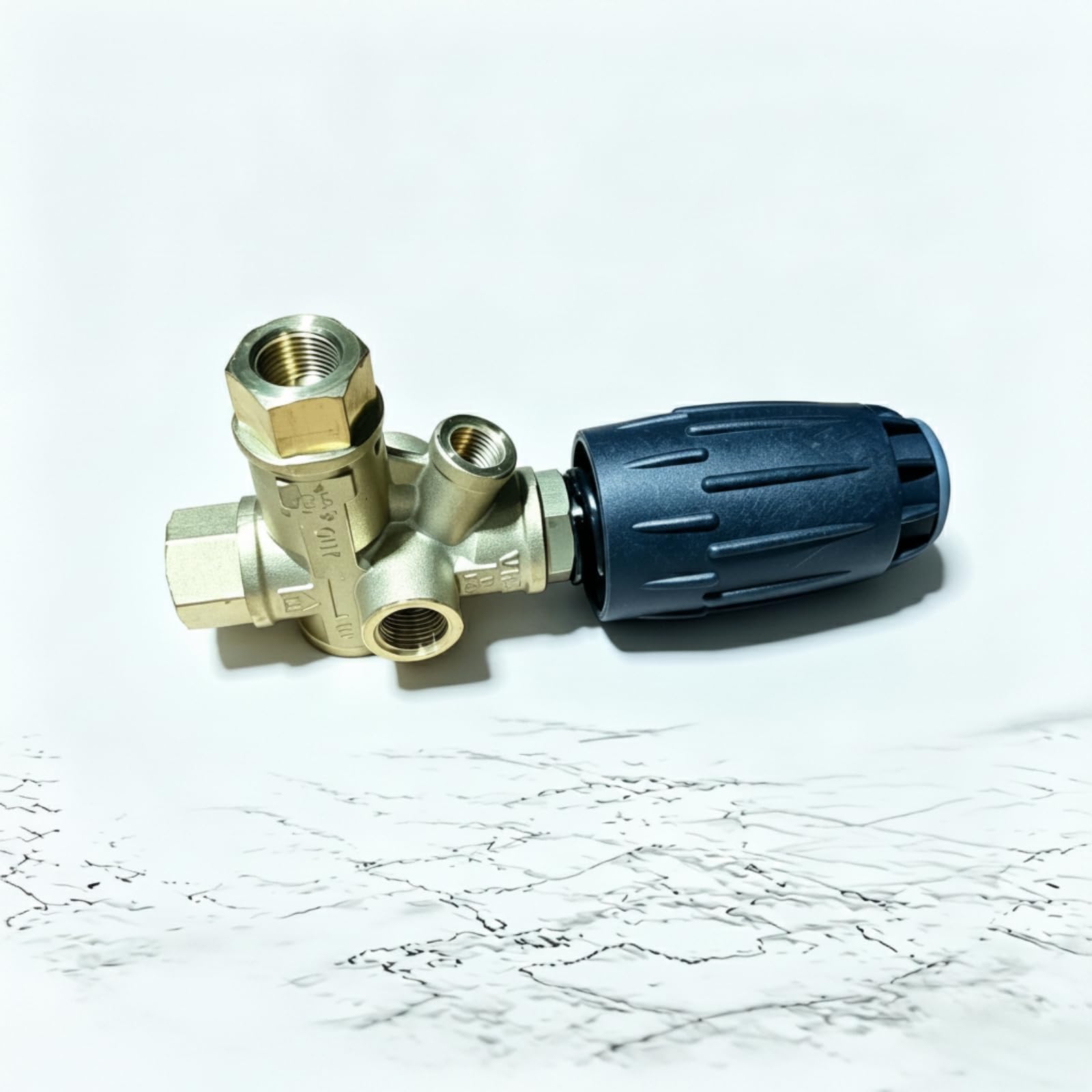 Valvola a Cinque Vie in Ottone Collettore a Cinque Vie Efficiente Raccordo per Tecnici di Manutenzione