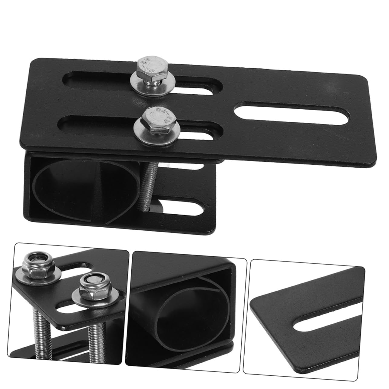 Ciieeo 1 paio Supporti per Barra Luminosa LED Carbonio per Portapacchi Suv Installazione Facile e Sicura Accessori per Veicoli Compatibili con Roof Racks