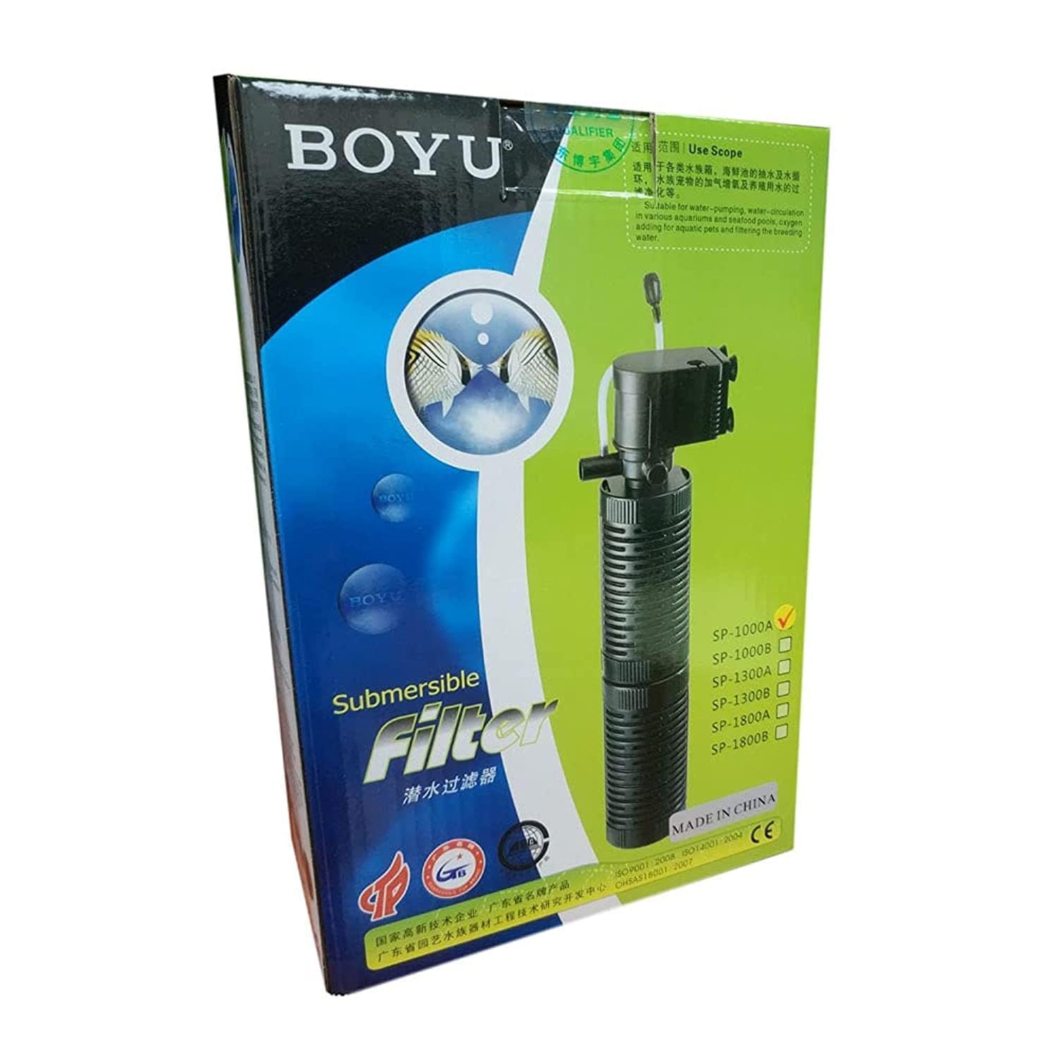 Boyu SP-1000A Submersible 3 in 1 Aquarium Internal Filter, 1 Piece (B00NL2KGWG) Amazon Price History, Amazon Price Tracker