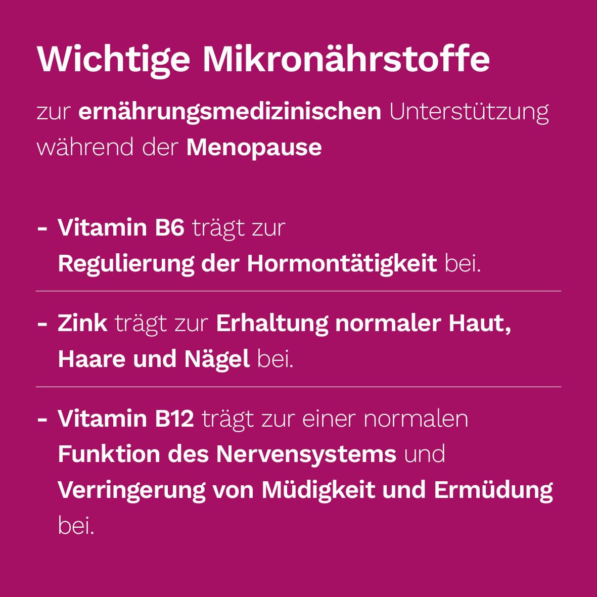 Meno Plus von Dr. Koll - Natürliche Unterstützung während der Menopause mit Vitaminen und Pflanzenextrakten, 50 ml