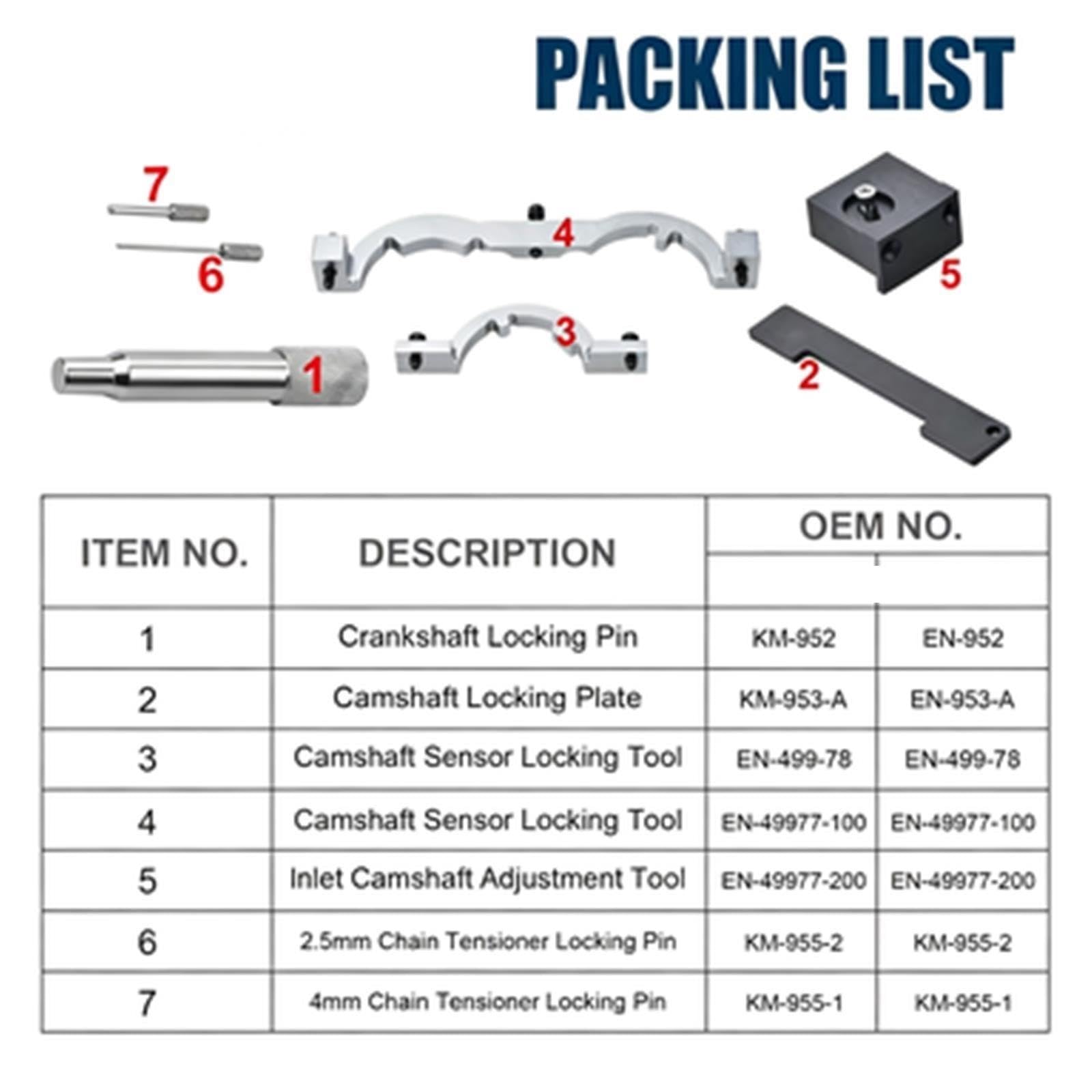 Kit Herramientas Correa Para Opel Para Insignia 2011-2020