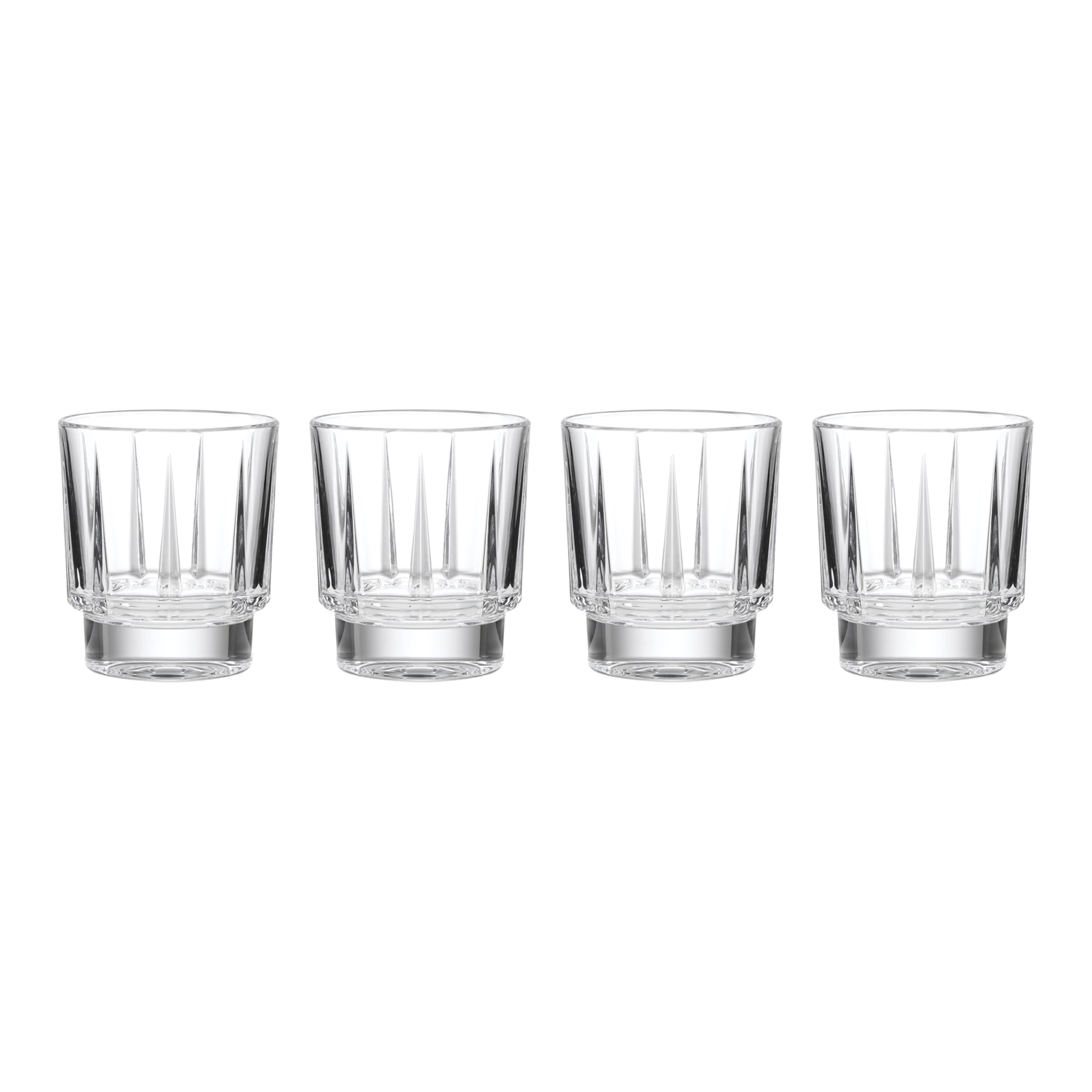 Reed & Barton 897894 Estate Double Old Fashioned Glasses, Set Of 4