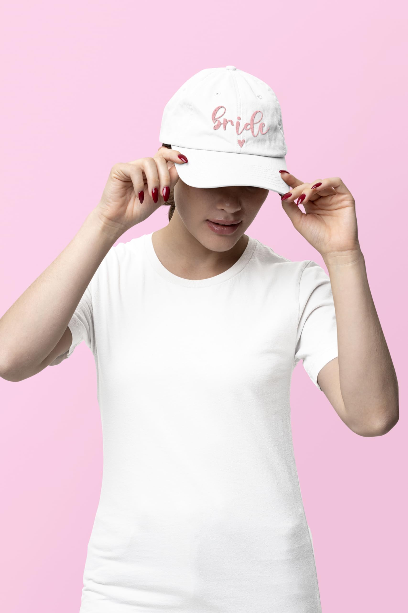 Colorfamily Kit Cappellini Donna per Addio al Nubilato - Idea Regalo Divertente e Personalizzabile per Festa o Matrimonio - Frase Divertente Bride Party