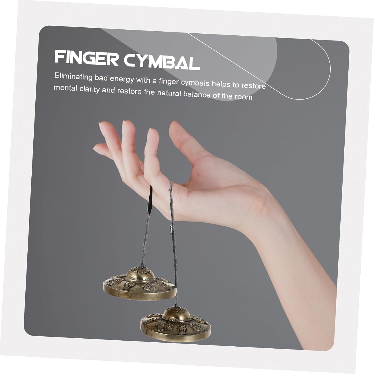 Tibetan Cymbal Bell Hand Cymbals for Meditation Zen Bells Tibetan Buddhism Style Handmade Chime