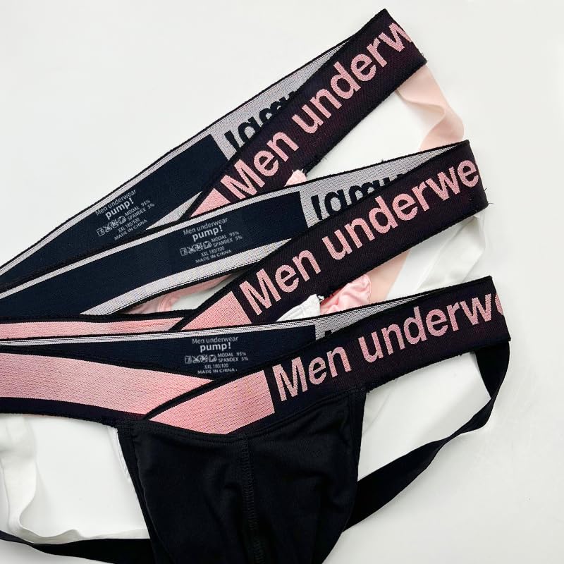 Meshal Men's Sexy Jockstrap Underwear With Breathable Bulge Pouch Low Rise Soft Fabric4