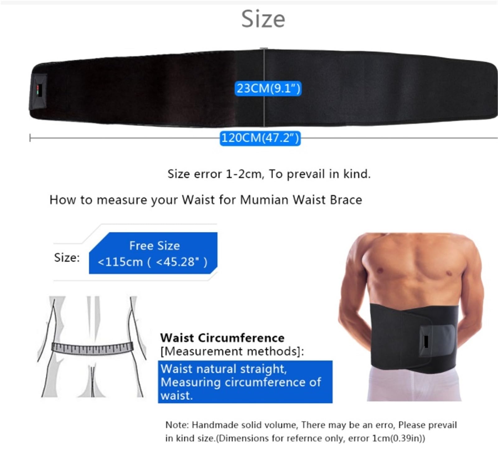 Fascia Lombare Cintura Lombare Cintura da Uomo Dimagrante in Vita, Cintura Antisudore E Supporto for La Schiena, Migliora La Postura Esercizio Fascia Lombare per Sport
