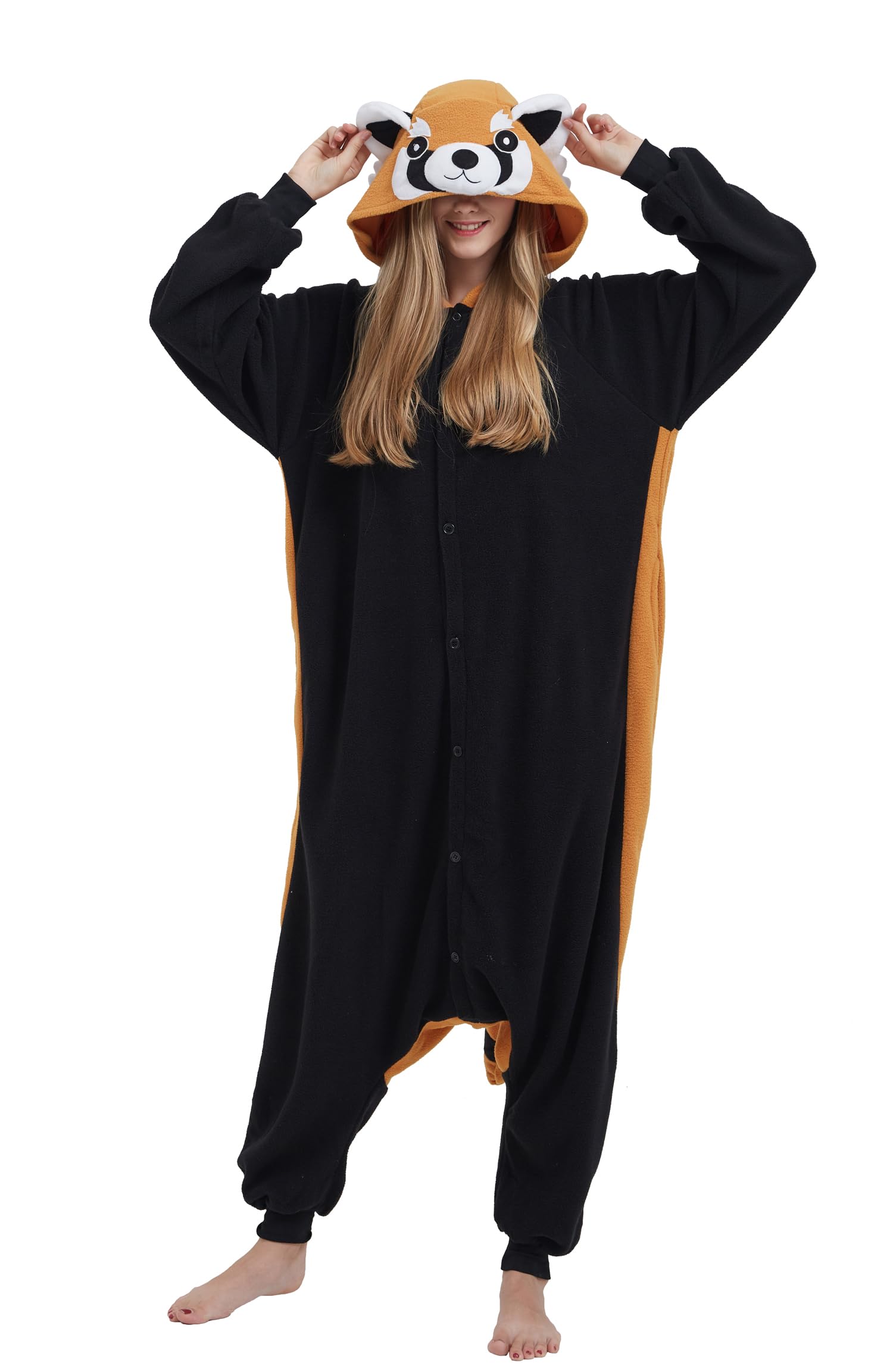 SimZoo Adulto Disfraz Pijama Unisex Pijama Kigurumi Onesie para Carnaval Halloween Cosplay Ropa de Dormir Traje de Disfraz para Navidad Festival Mujer y Hombre — view 12