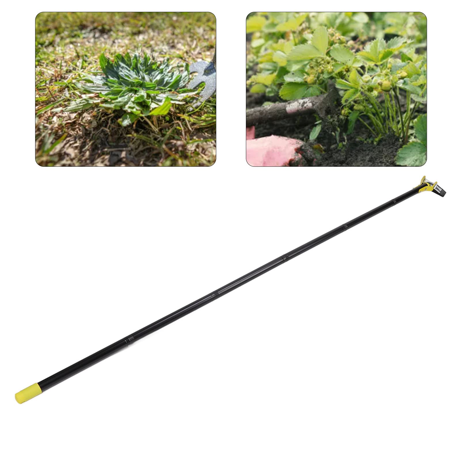 Garden Hula motyka regulowana długa rączka pętla strzemię motyka motyka ze stali nierdzewnej do pielenia w ogrodzie (6 Sekcja)