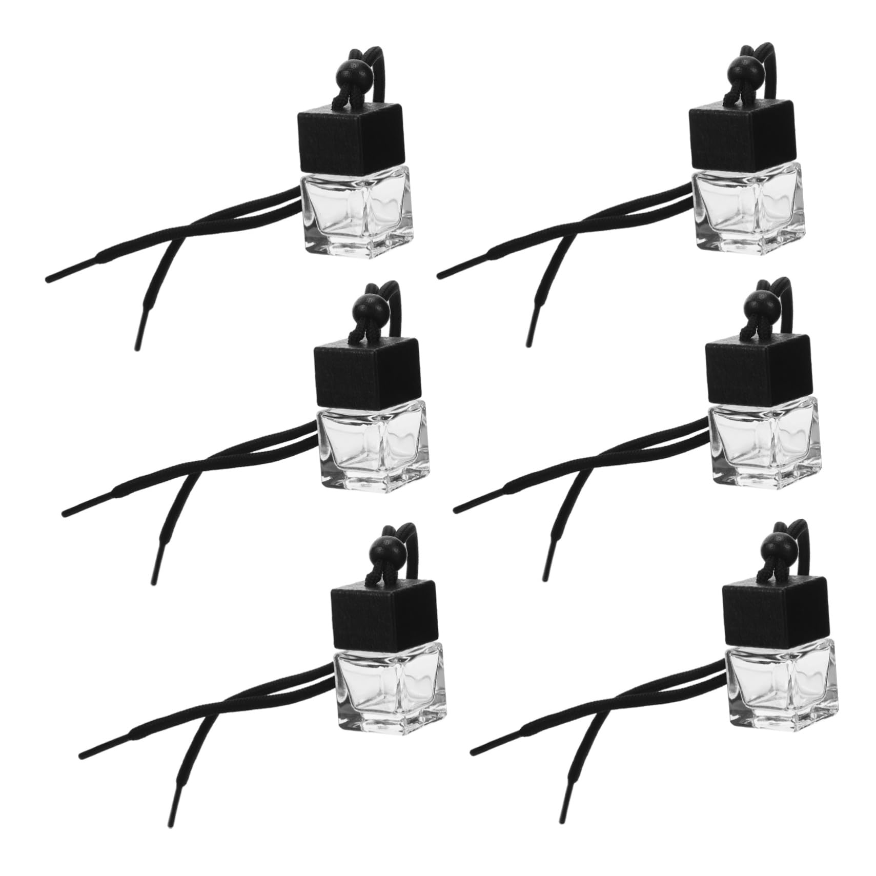 iplusmile 5 Set Da 8 Ml Di Diffusore Di Profumo Per Auto Contenitore Ricaricabile Stile Alla Moda Per Auto E Ufficio 6 Pezzi * 5