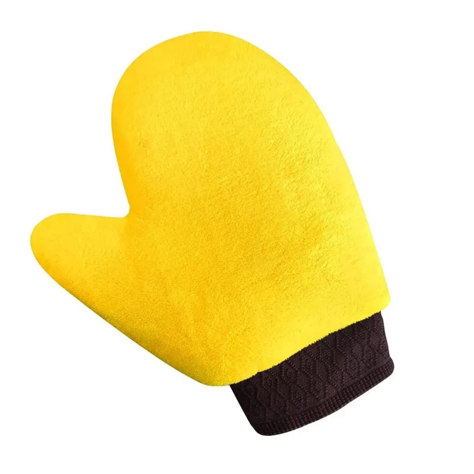 HEUchuan Fleece Car Wash Gloves 2Pcs Coral Fleece Velvet Car Wash Gloves Cleaning Care Double-sided Absorption Mitt