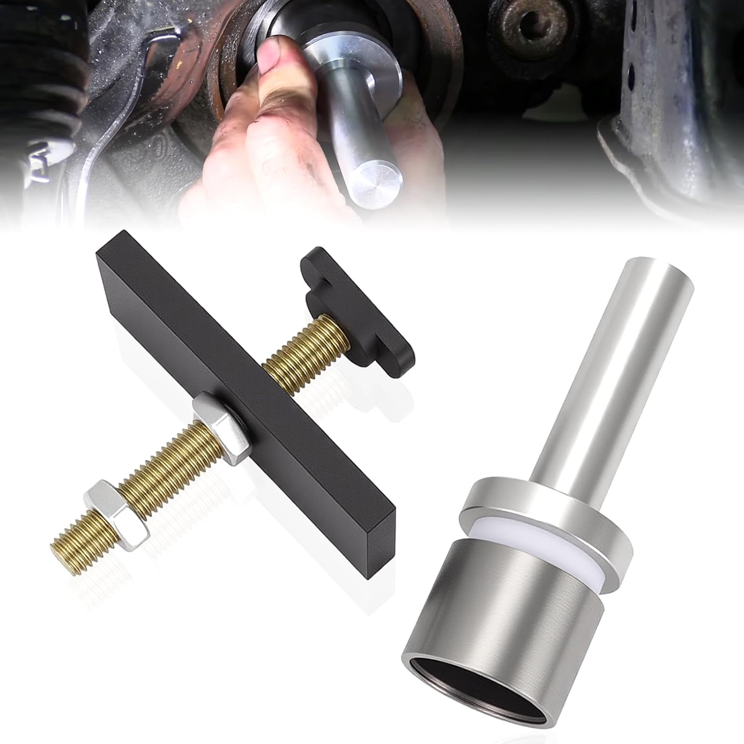 motoparty CV Axle Bearing Puller Tool Kit for Toyota 8" Front Differential for Tacoma/4Runner/FJ Cruiser 2003-2018 Replace #18195