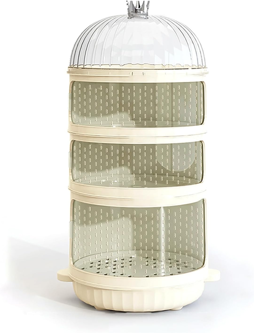 Food Storage Box, Plastic Food Storage Containers Dust Proof Food Storage Box Multi Functional Sealed Food Storage Container for Summer 4 Layers (3)