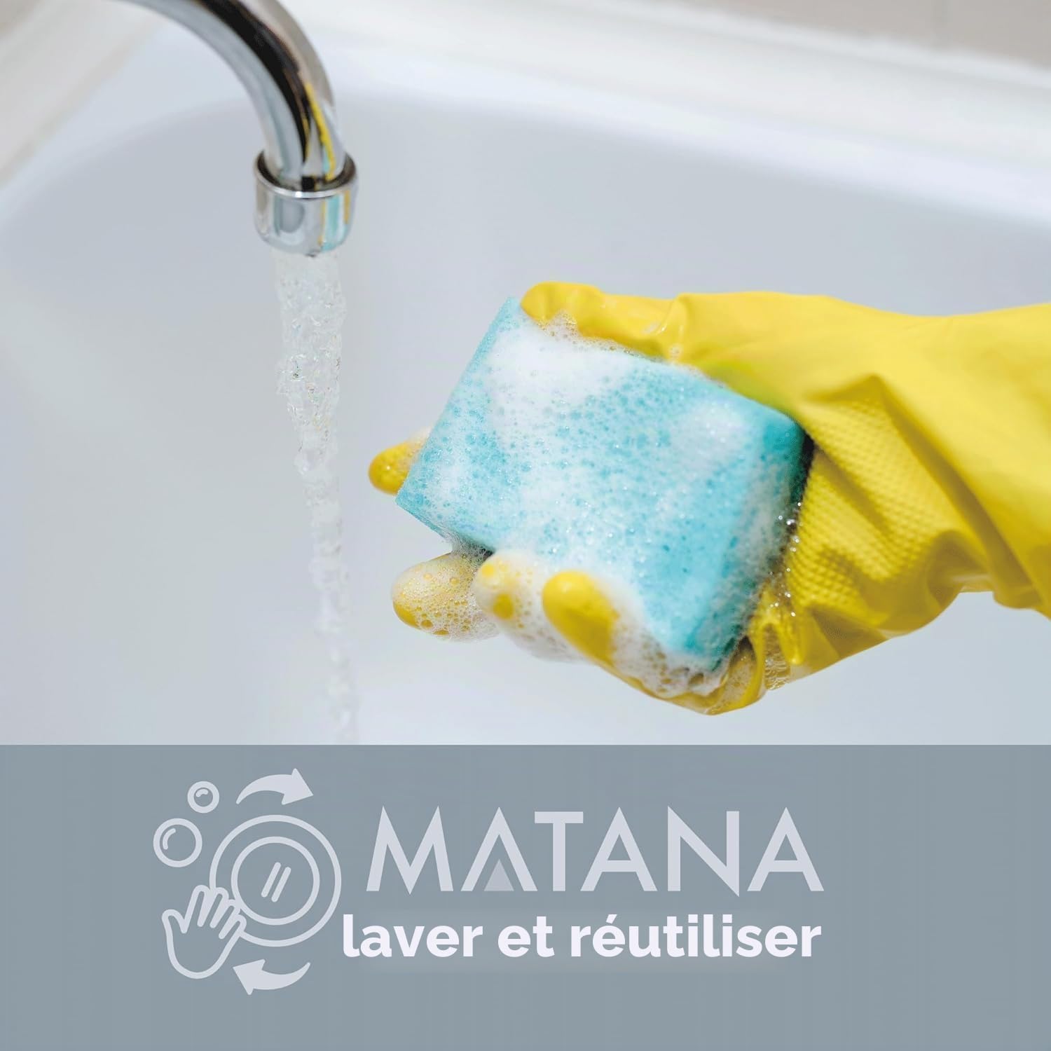 MATANA 120 Assiettes en Plastique Réutilisables Blanches Premium avec Bord Argenté (60 Grandes et 60 Petites Assiettes) – Solides & Incassables pour Mariages, Anniversaires, Réceptions