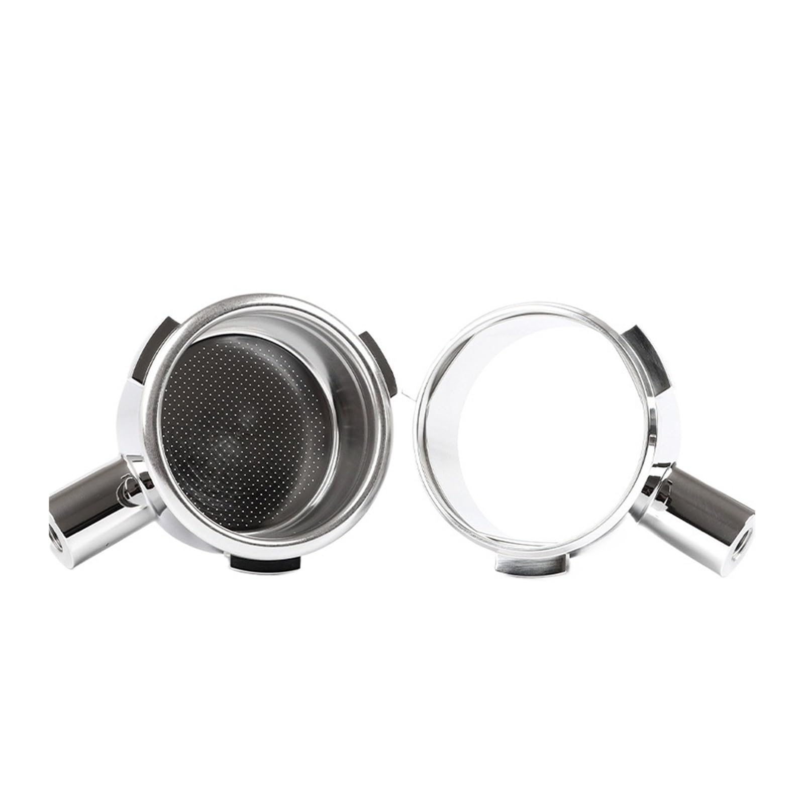 Mango For Cafetera, Portafiltro De Café Sin Fondo De 58mm, Compatible Con Hibrew, H10A H7 H7A(With 2Cup Basket)