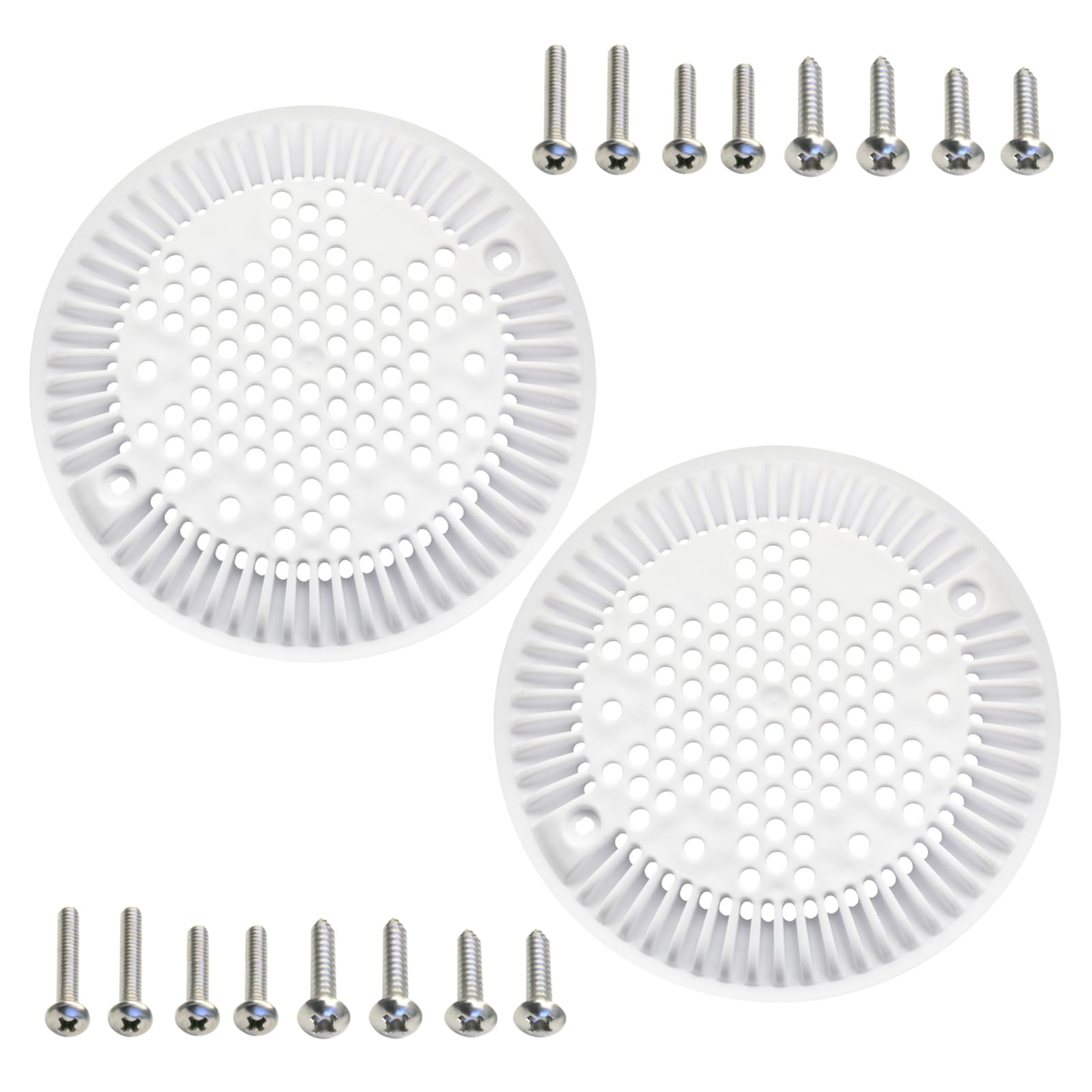 Photo 1 of SZHY-LINK WGX1048E Pool Main Drain Cover Compatible with Dual Suction Outlet, Pool Drain Cover (2 Pack)