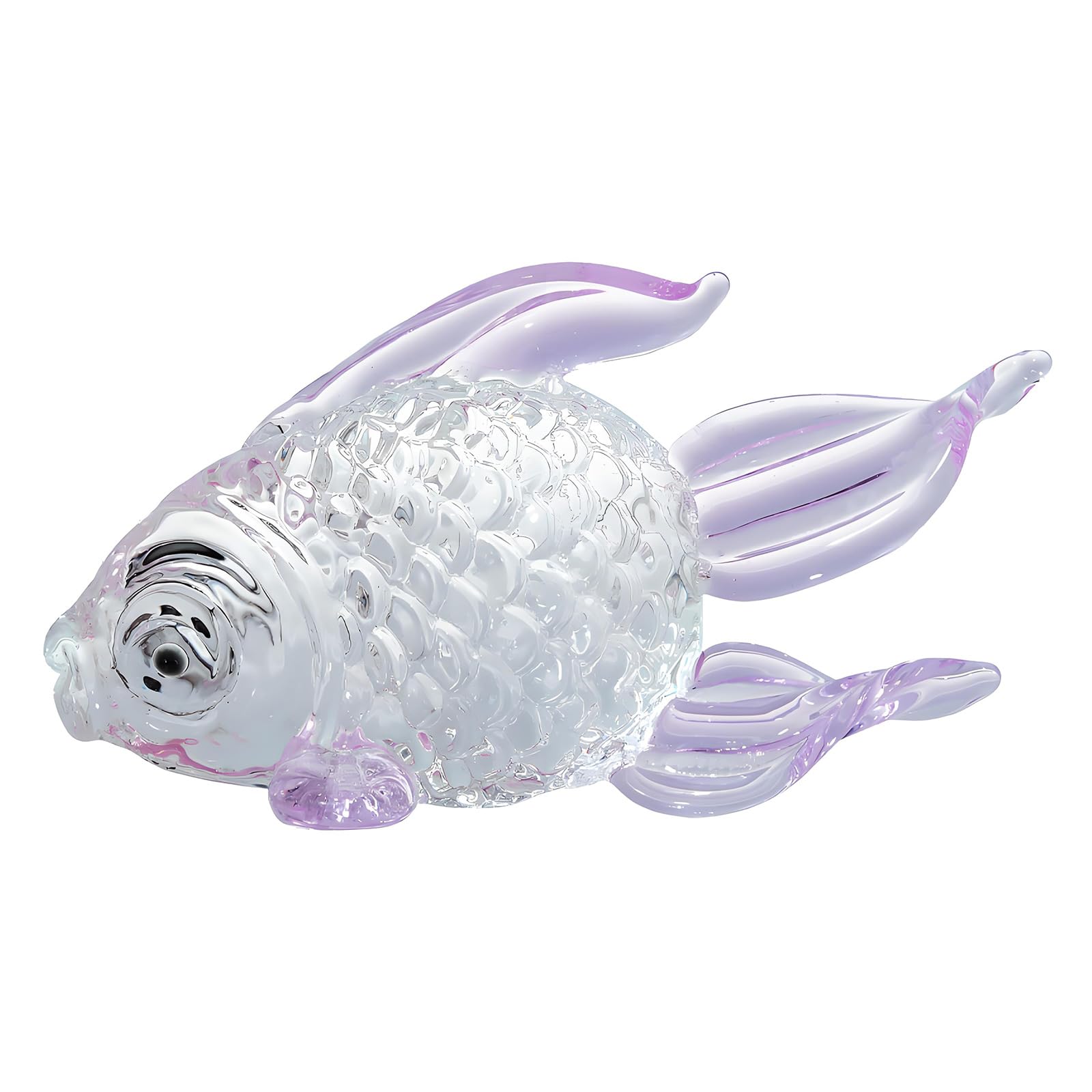 Tsophreniq Artistic Fish Ornament Delicate Fish Figurine Enhances Any Interior Designs Styles for House Artificial Decoration