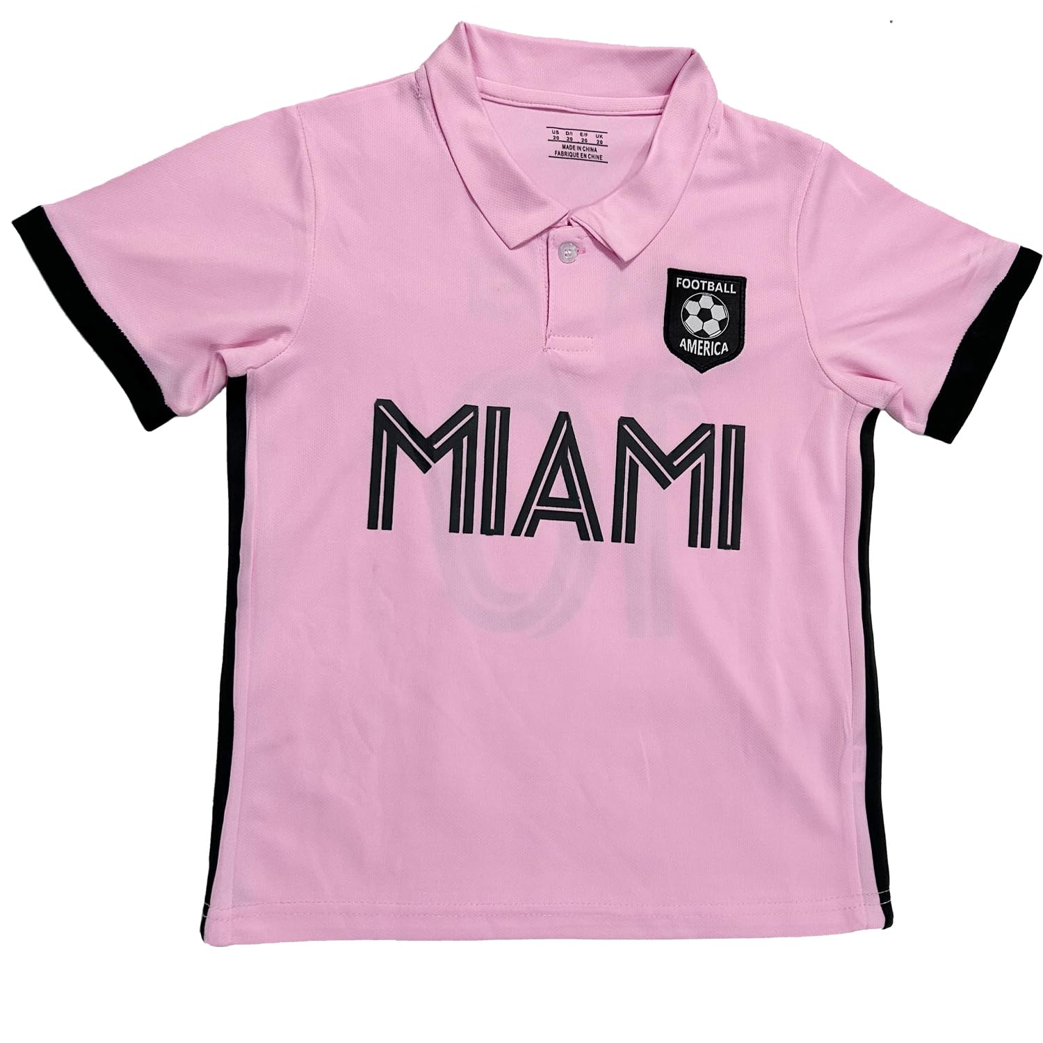 Vovenus Soccer Football Jersey No.10 For Kids boys girls Youth soccer Jersey With Socks,Jersey Shirt gift set (PINK-#10 JERSEY, Size 22 (6-8 Years))