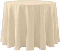 Vista 16 de ULTIMATE TEXTILE Cotton-Feel - Mantel redondo de comedor fino de 72 pulgadas, color verde salvia