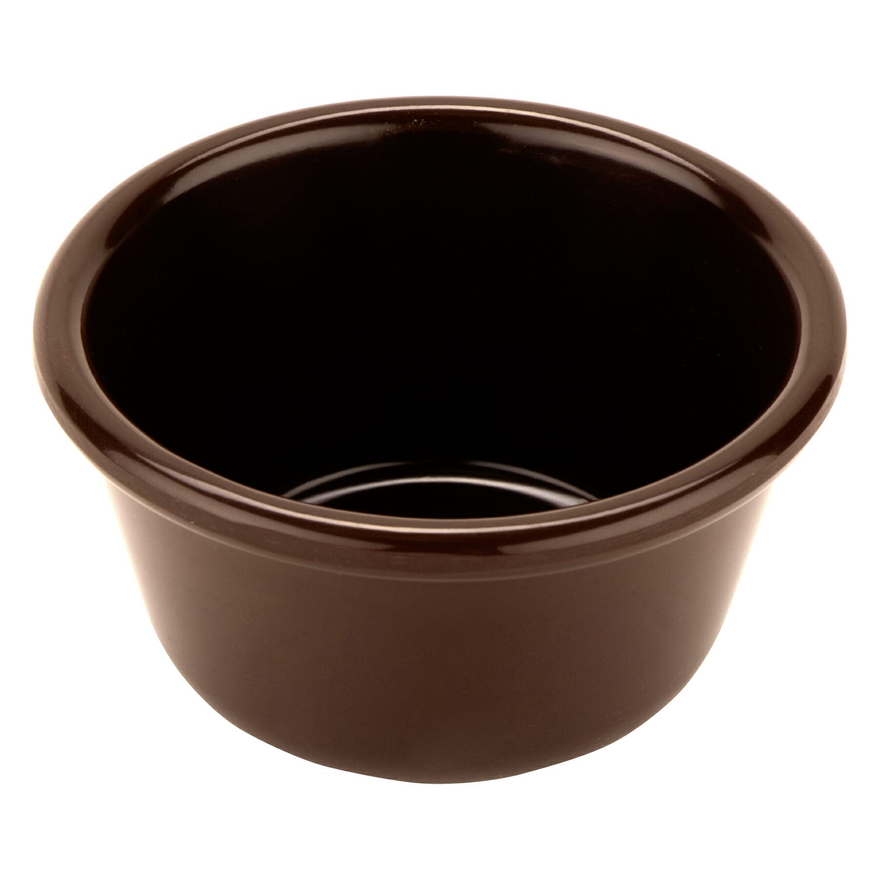 G.E.T. RM-400-BR 4 oz. Ramekin, Break Resistant, Melamine, Brown (Pack of 12)