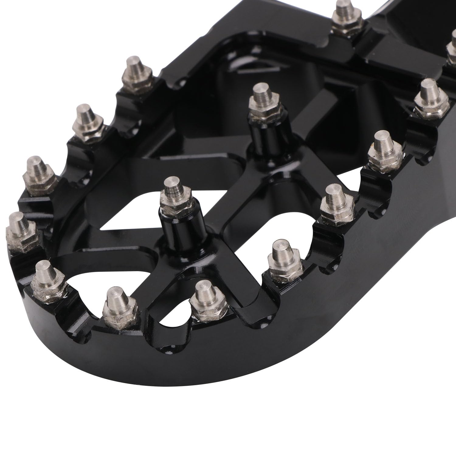 Fußrasten Motorrad für RM125 250 250Z RMX250 DRZ400 400E 400S 400SM Schwarz