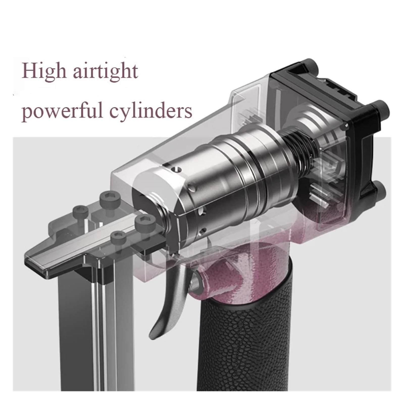 Grapadora profesional para trabajos pesados Grapadora de tapicería 1022J, pistola neumática calibre 20, uso for muebles tapizado asientos coche