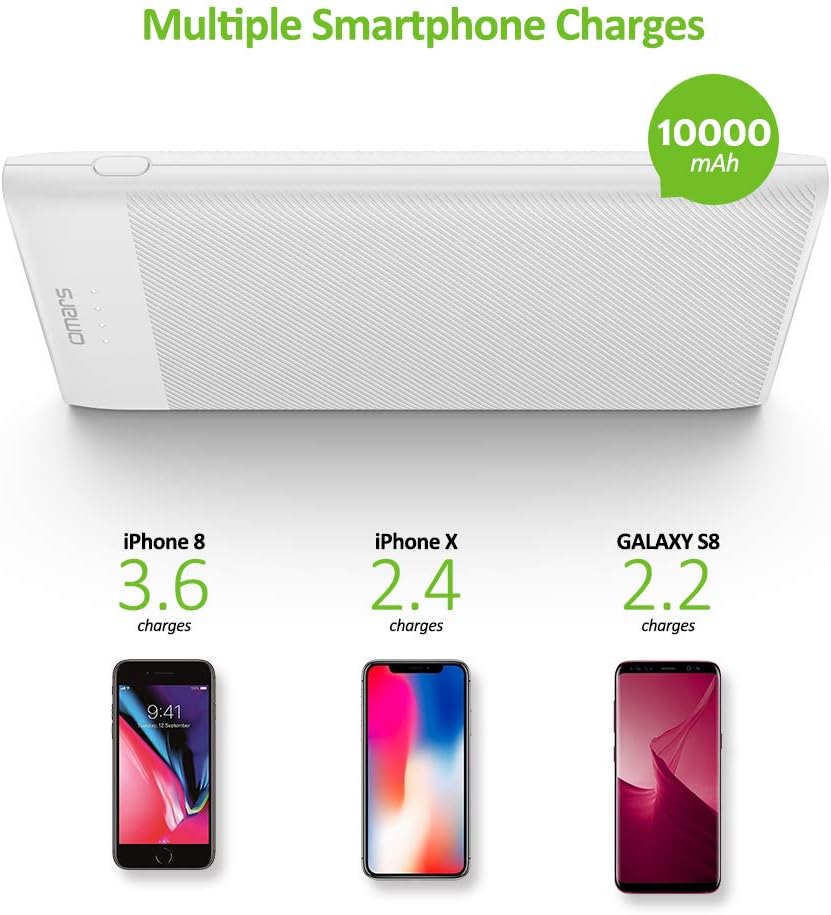 Omars Power Bank charging multiple smartphones