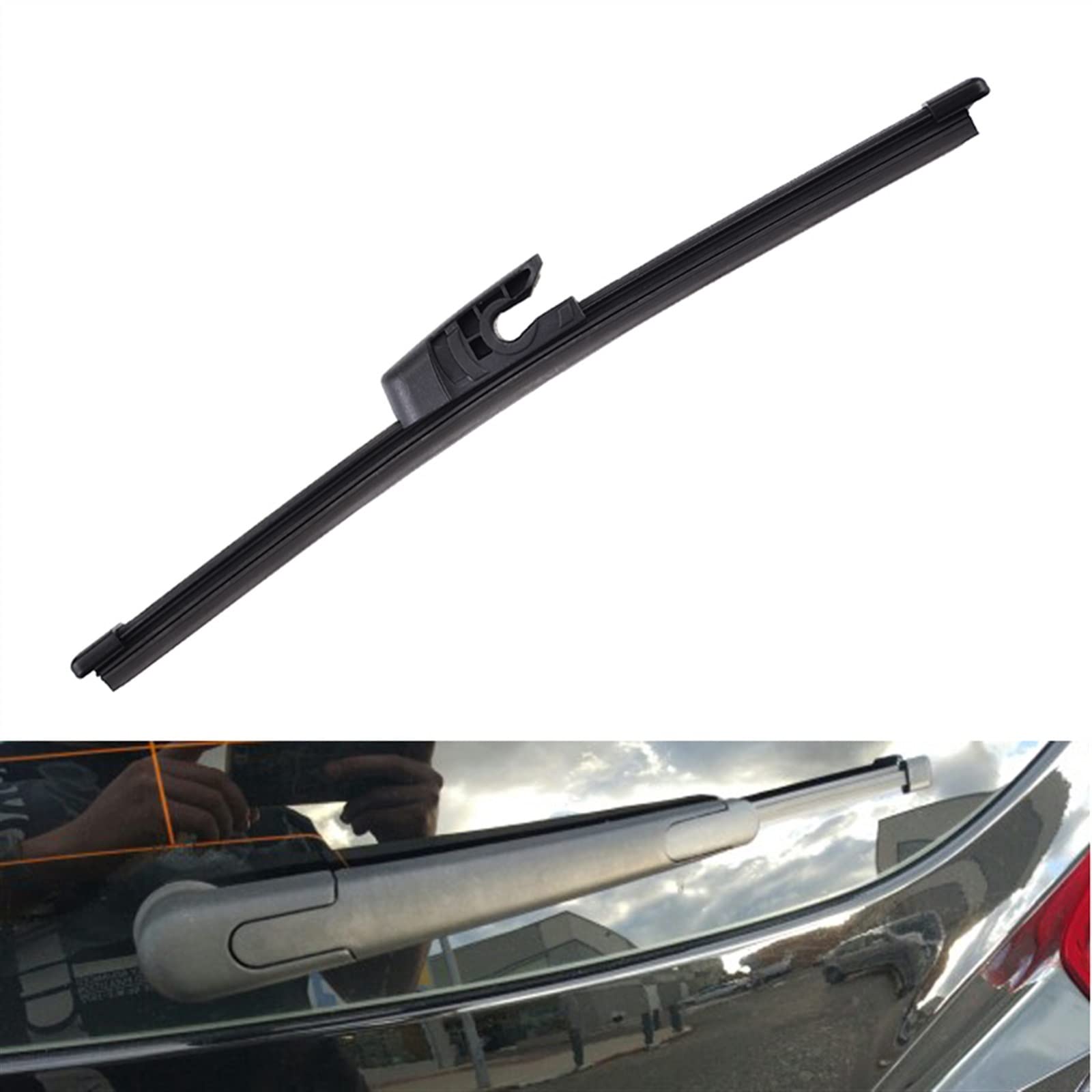 Parabrezza Parabrezza Spazzole Tergicristallo Auto Anteriore Posteriore Lunotto Tergicristallo per Hyundai per Veloster MK 1 2012 2013 2014 2015 2016 2017