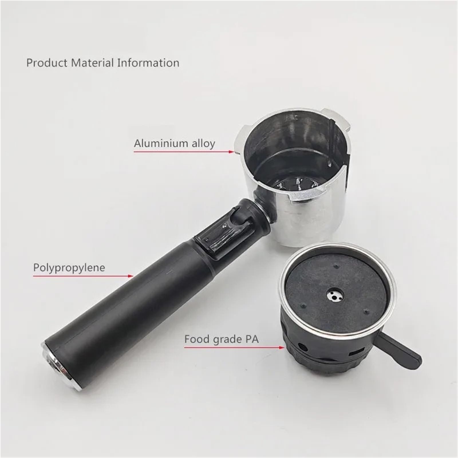 Accesorios For Portafiltros De Café, Compatible Con Nespresso, Máquina De Café En Cápsulas, Mango For Cápsulas De Café De 51 Mm, Repuesto Ergonómico De Piezas De Cápsula