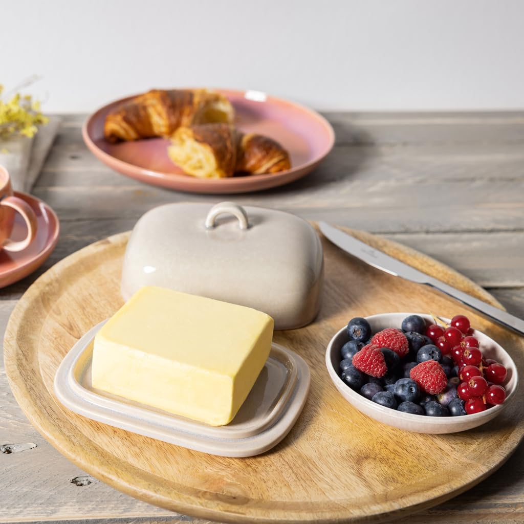like. by Villeroy & Boch – Perlemor Home maselniczka, maselniczka porcelanowa w stylu pottery