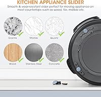 Vista 2 de Aieve Deslizadores de Electrodomésticos, 16 Piezas Deslizadores Autoadhesivos para Electrodomésticos para Movimiento Fácil y Ahorro de Espacio