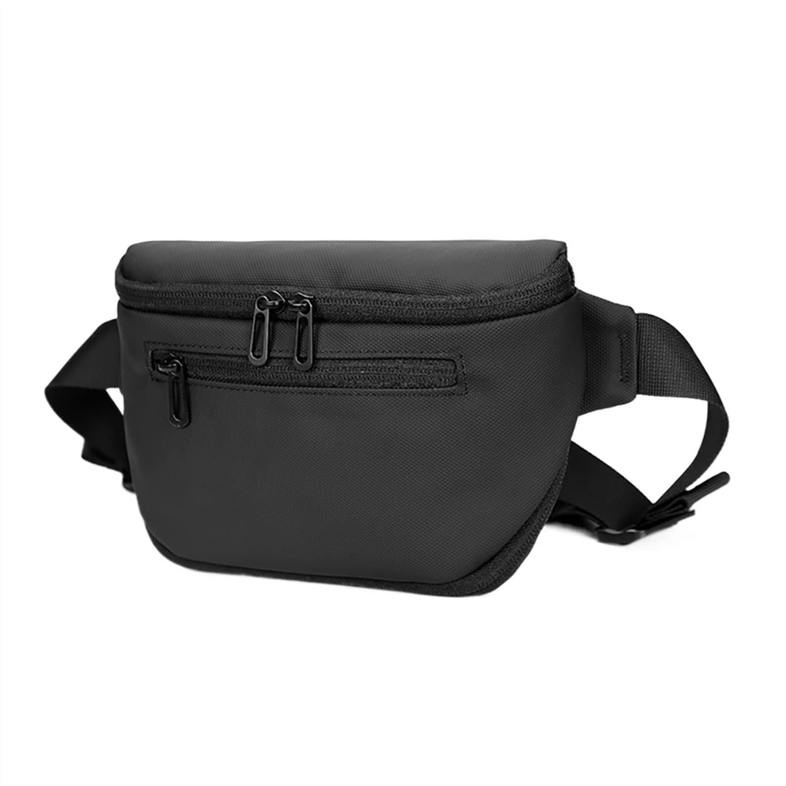 Męska torba crossbody nerka torebka torba na talię bieganie jazda na rowerze plecak podróż telefon ramię pas biodrowy torebka dla mężczyzn, Czarny, Jeden rozmiar