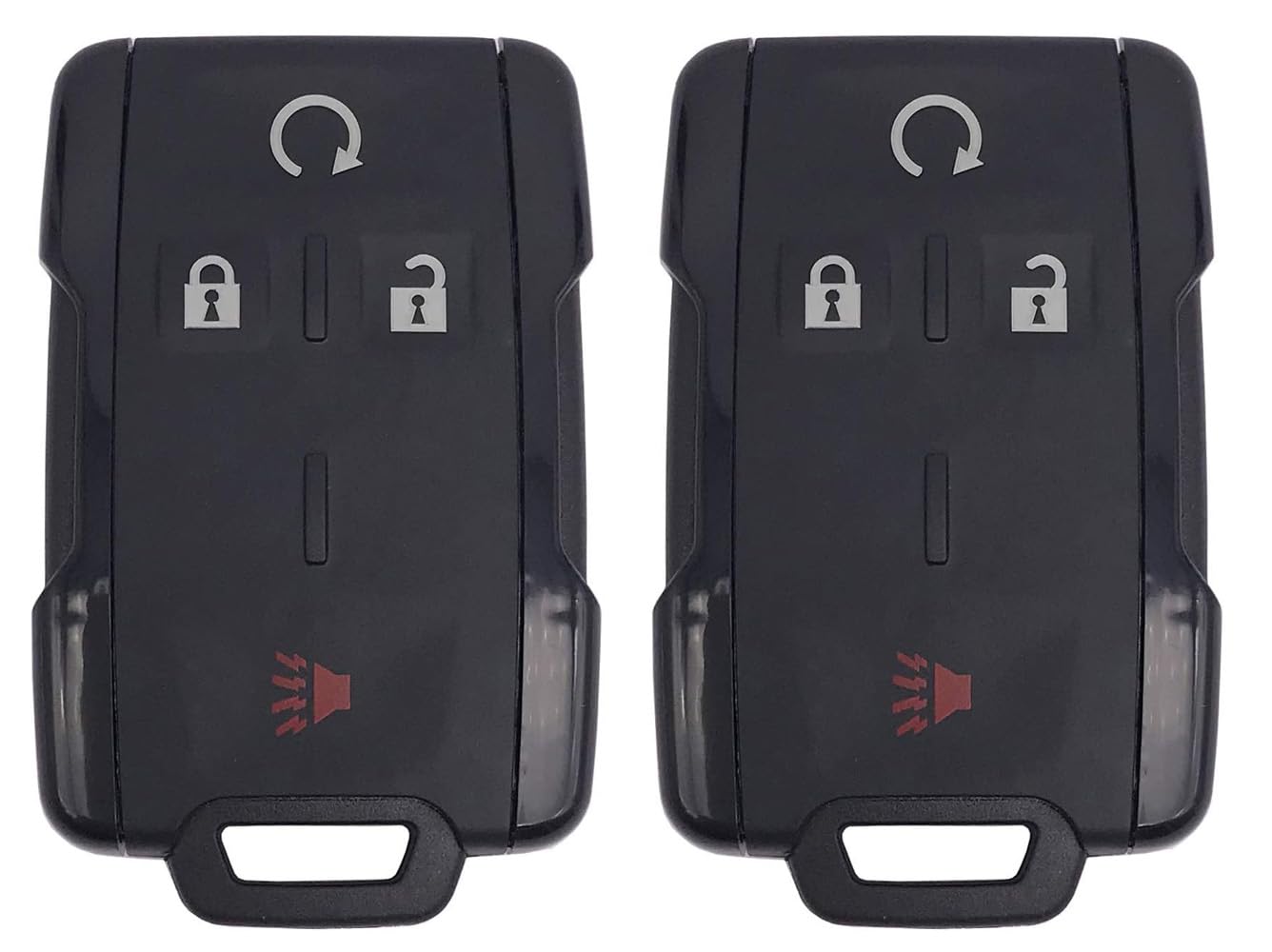 2PCS Replacement Key Fob Cover Case fit for Chevy Silverado Colorado GMC Sierra Canyon Cadillac Keyless Entry Key Fob Shell