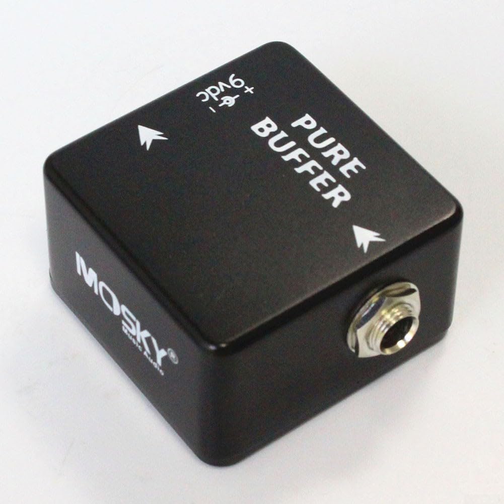 Pure Buffer Pédale d'effet de guitare entièrement en métal Pièces pour guitare basse Accessoire d'effet instrument outil guitare interrupteur à pied Fourniture d'effet de guitare