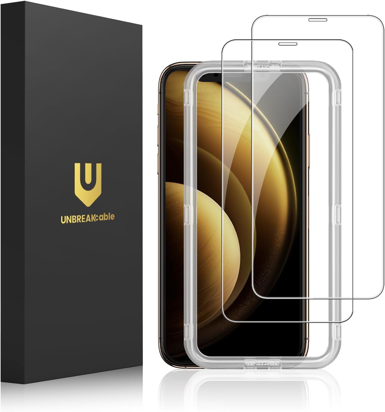 Screen Protector for iPhone X/11 Pro/XS (5.8 Inches) Tempered Glass Film, [Pack of 2] HD 9H Hardness [Anti-Scratch, Anti-Fingermarks, Bubble Free, Ultra Clear]