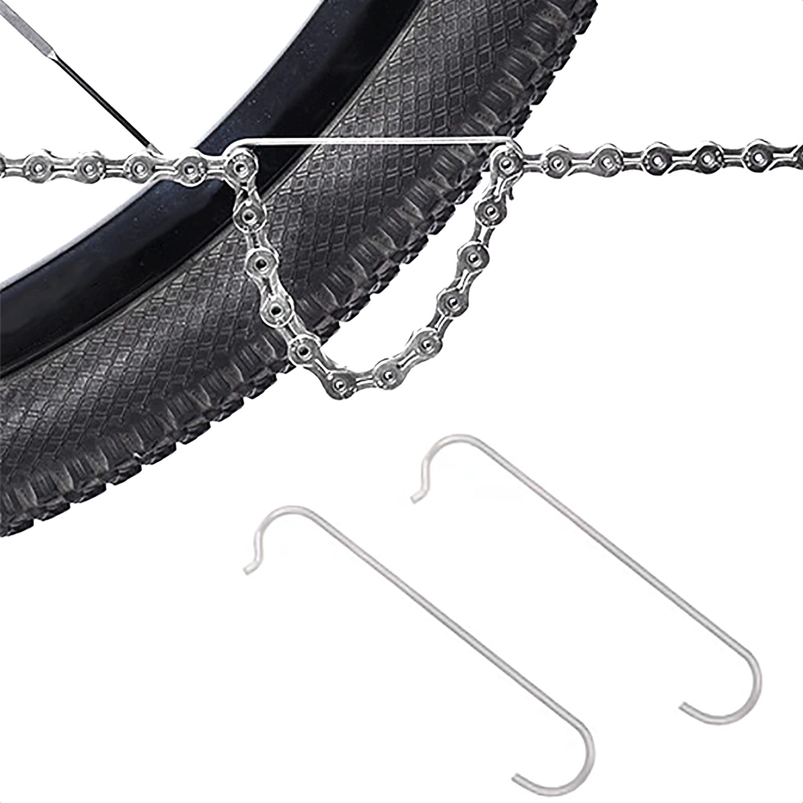 Amazon.com : ALEOED 2 Pieces Bike Chain Hook Stainless Steel