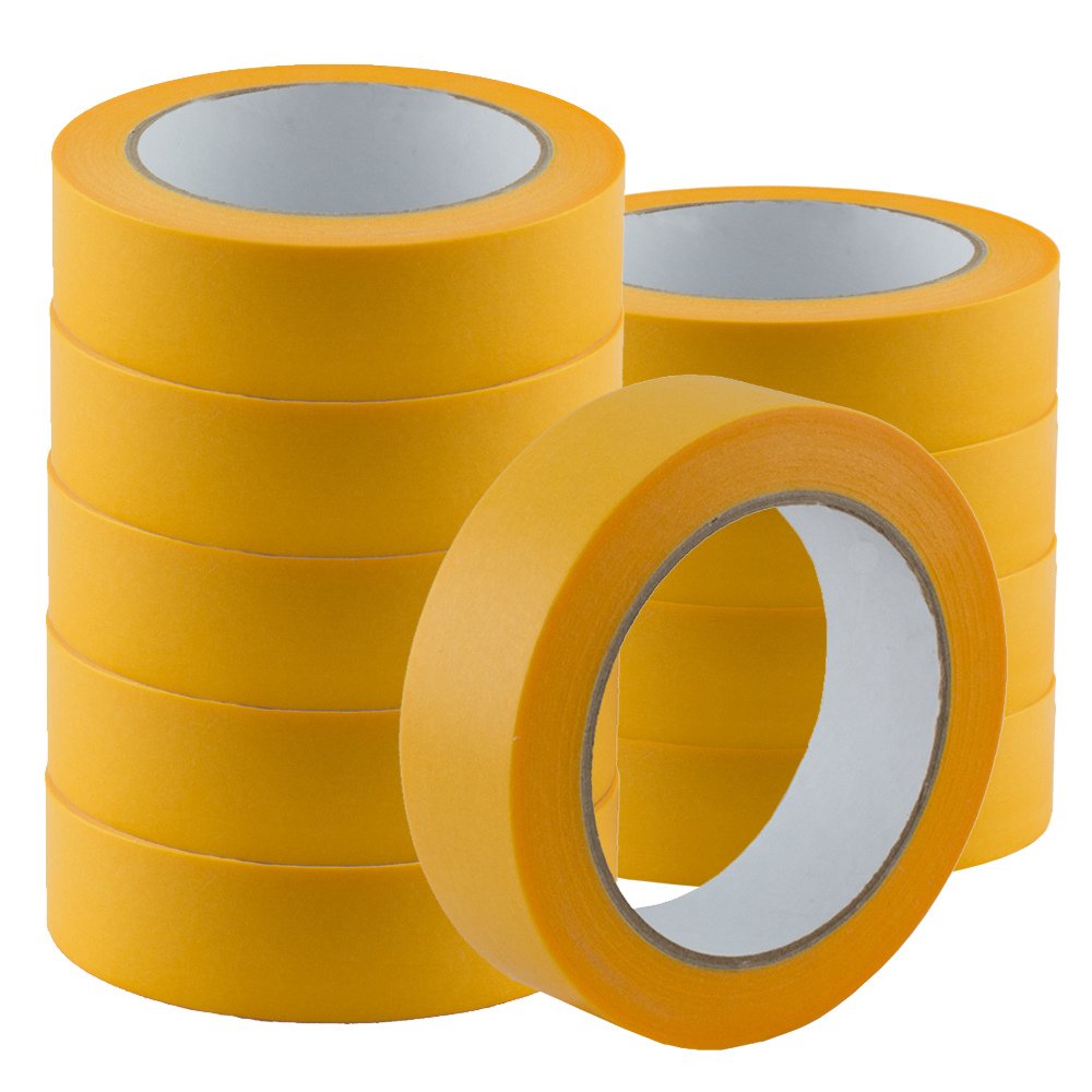 36 Rollen UV Goldband PLUS je 30mm x 50m Abdeckband Malerkrepp Malerband Krepp