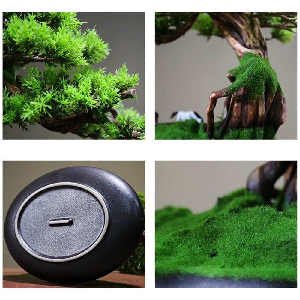 Artificielle Bonsaï Décoration d'entrée de Maison Faux Ornements d'arbre Salon Bureau Hall d'hôtel Aménagement paysager Bonsaï Artificiel Plante Artificielles