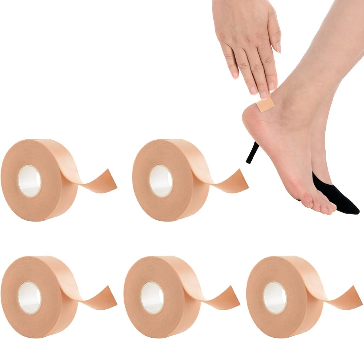 MAPPERZ 1 roll Foot Waterproof Heel Sticker Foam Tape, Multi-Purpose Anti-Slip Foot Care Sticker, Shoes Insoles Insert Sticker for Prevention and Healing, Pack Of 1 (B0BDRF9V9P) Amazon Price History, Amazon Price Tracker