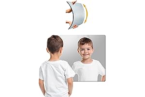 UNBREAKABL MIRO Unbreakable Plexiglass Acrylic Mirror for Kids,1 PCS 8"x8"