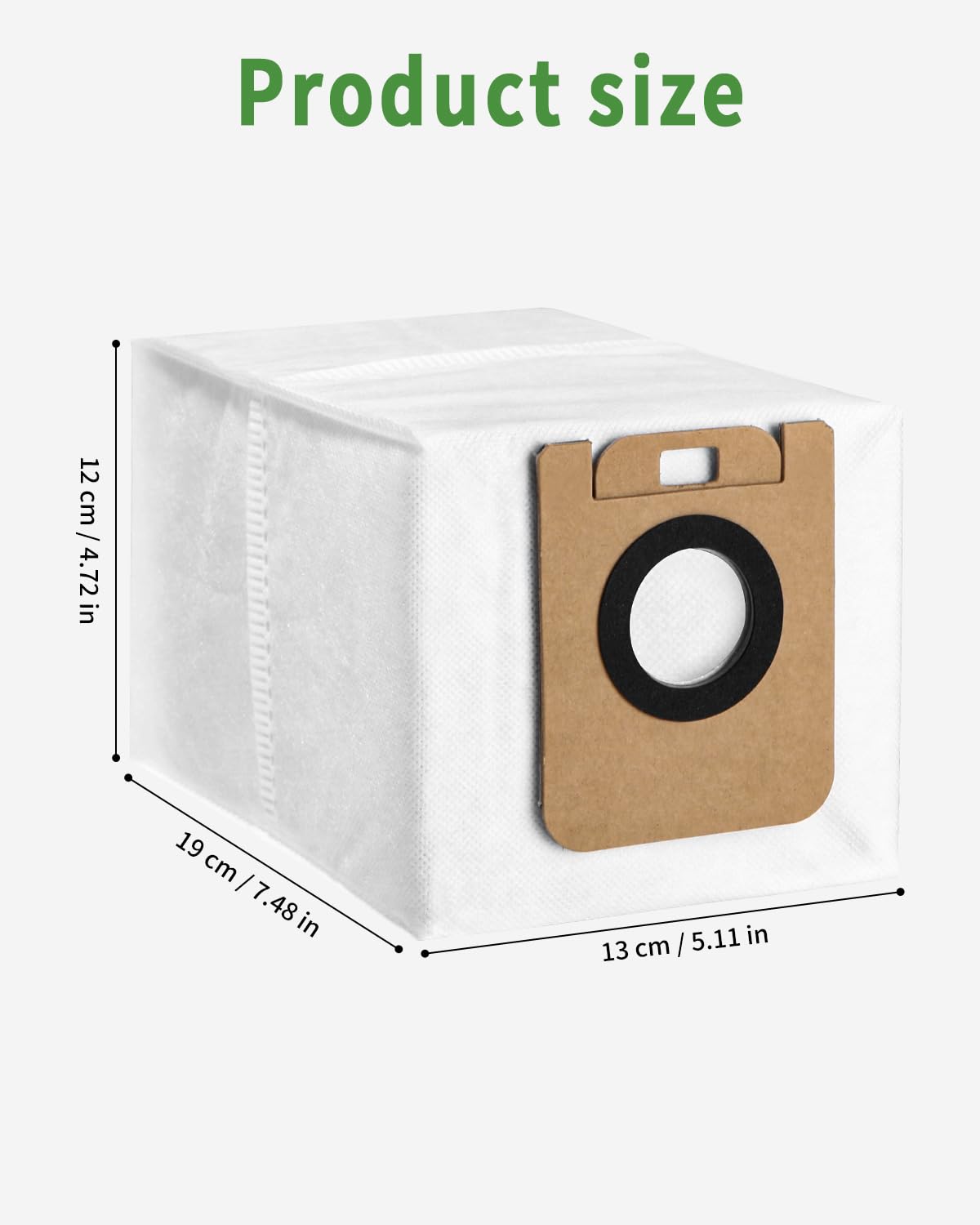 Stofzuigerzakken, compatibel met Dreame D10 Plus Gen 2/L10s Plus/S10 Plus stofzuiger, 4 liter, grote capaciteit, stofzuigerzakken, reserveaccessoires