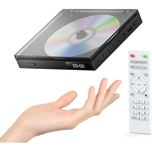 Mini DVD Player HDMI RCA Output 1080P