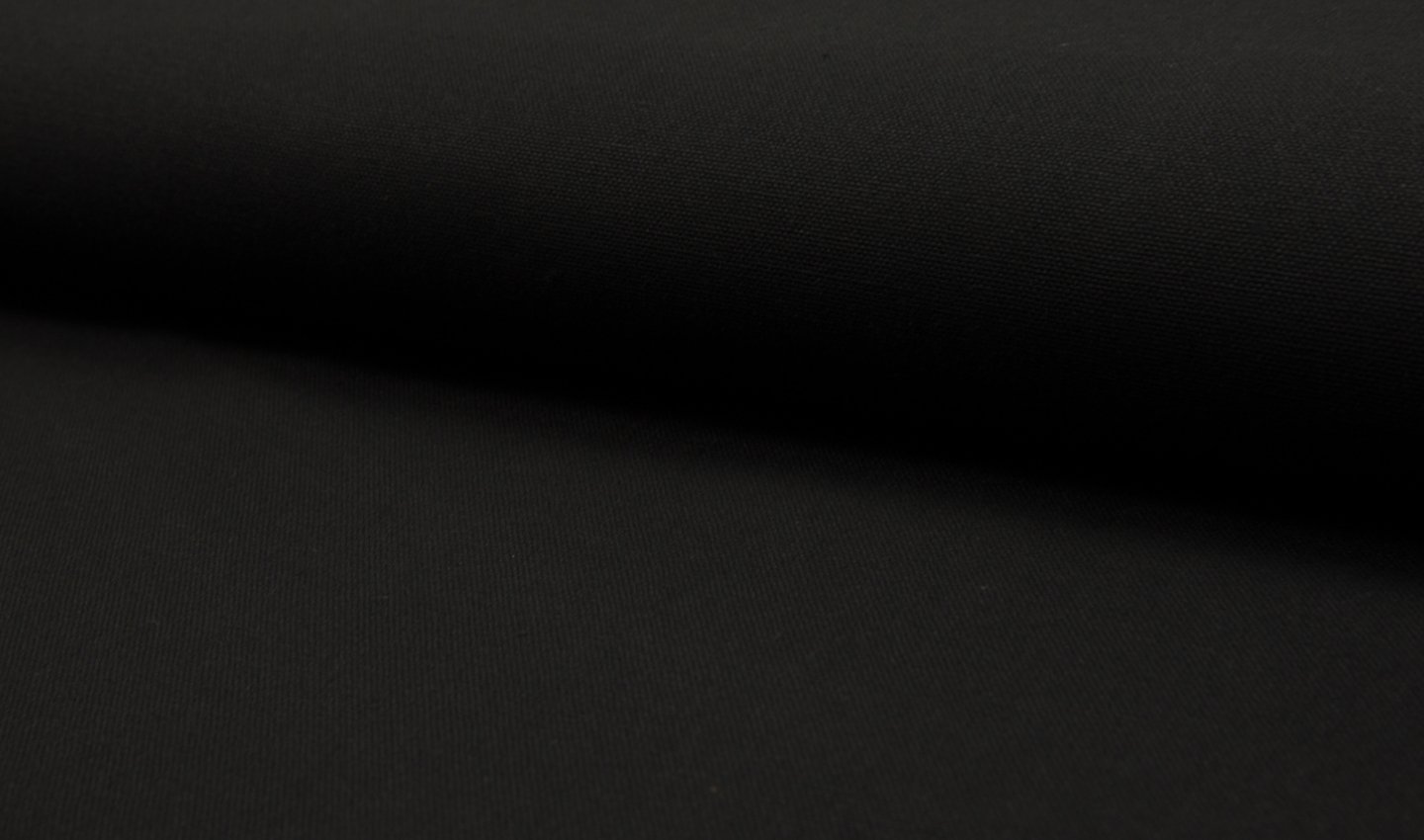 CRS VENDOR LTD. Luxury 100% Cotton Heavy Canvas Fabric Craft Material - BLACK