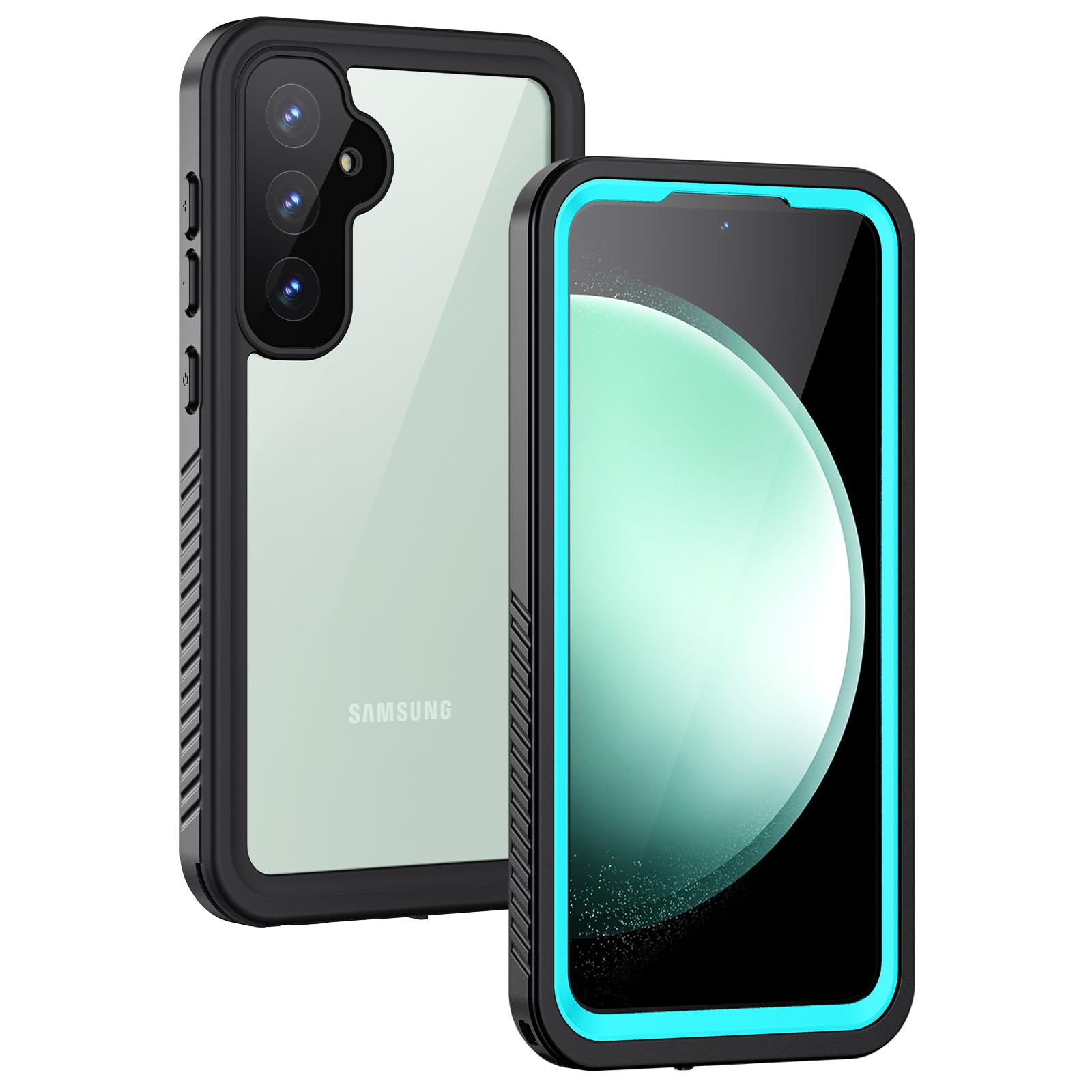 Lanhiem for Samsung Galaxy S23 FE Case - IP68 Waterproof Dustproof Case, Built-in Screen Protector, Shockproof Full Body Protective Phone Cover for