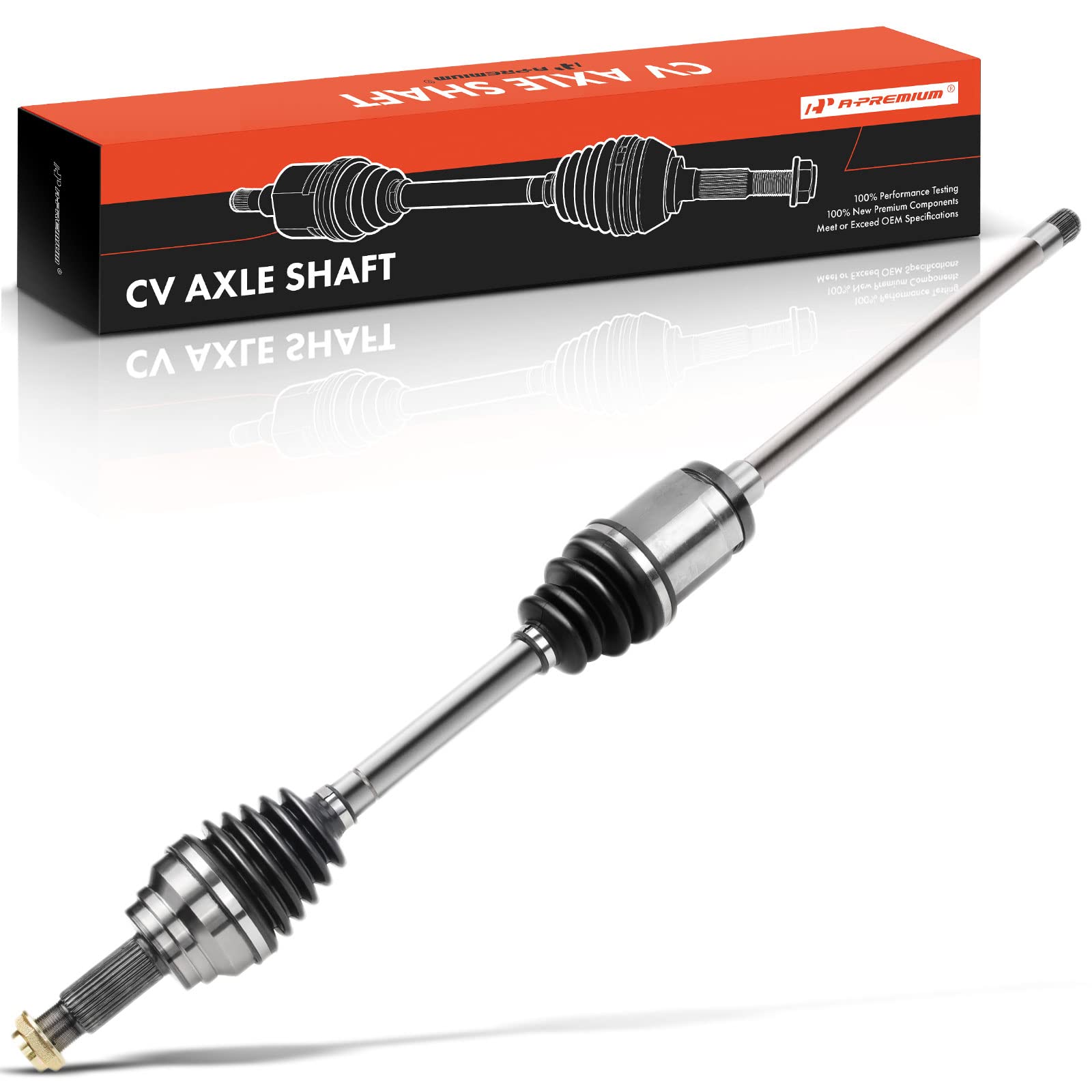 A-Premium CV Axle Shaft Assembly Compatible with BMW X5 2007-2018 X6 2008-2018 L6 3.0L V8 4.4L 4.8L, Front Right Passenger Side, Replace# 31607545126